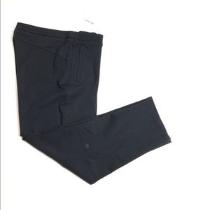 Lululemon Sz 12 On the Move Black Pants NWT